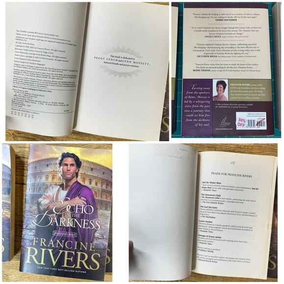 Mark of the Lion Series by Francine Rivers Book Set of 3 Paperback Christina Fic - Picture 6 of 11